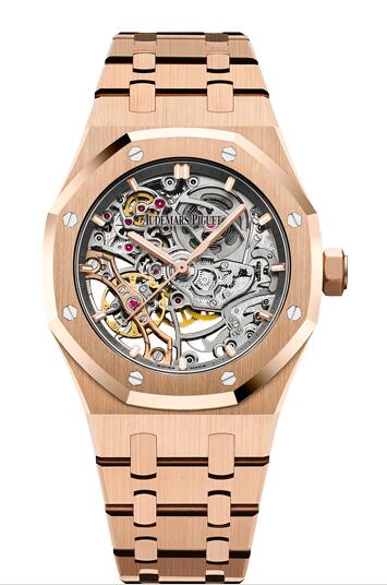 Audemars Piguet Royal Oak 37 Double Balance Wheel Openworked Pink Gold 15467OR.OO.1256OR.01 Replica Watch Audemars Piguet Royal Oak 37 Double Balance Wheel Openworked Pink Gold 15467OR.OO.1256OR.01 Replica Watch